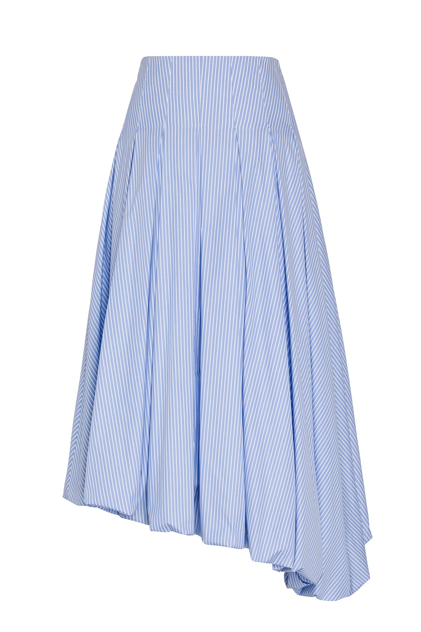 ASYMMETRIC SKIRT WITH PLEATS