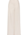 WIDE LEG GABARDINE PANTS