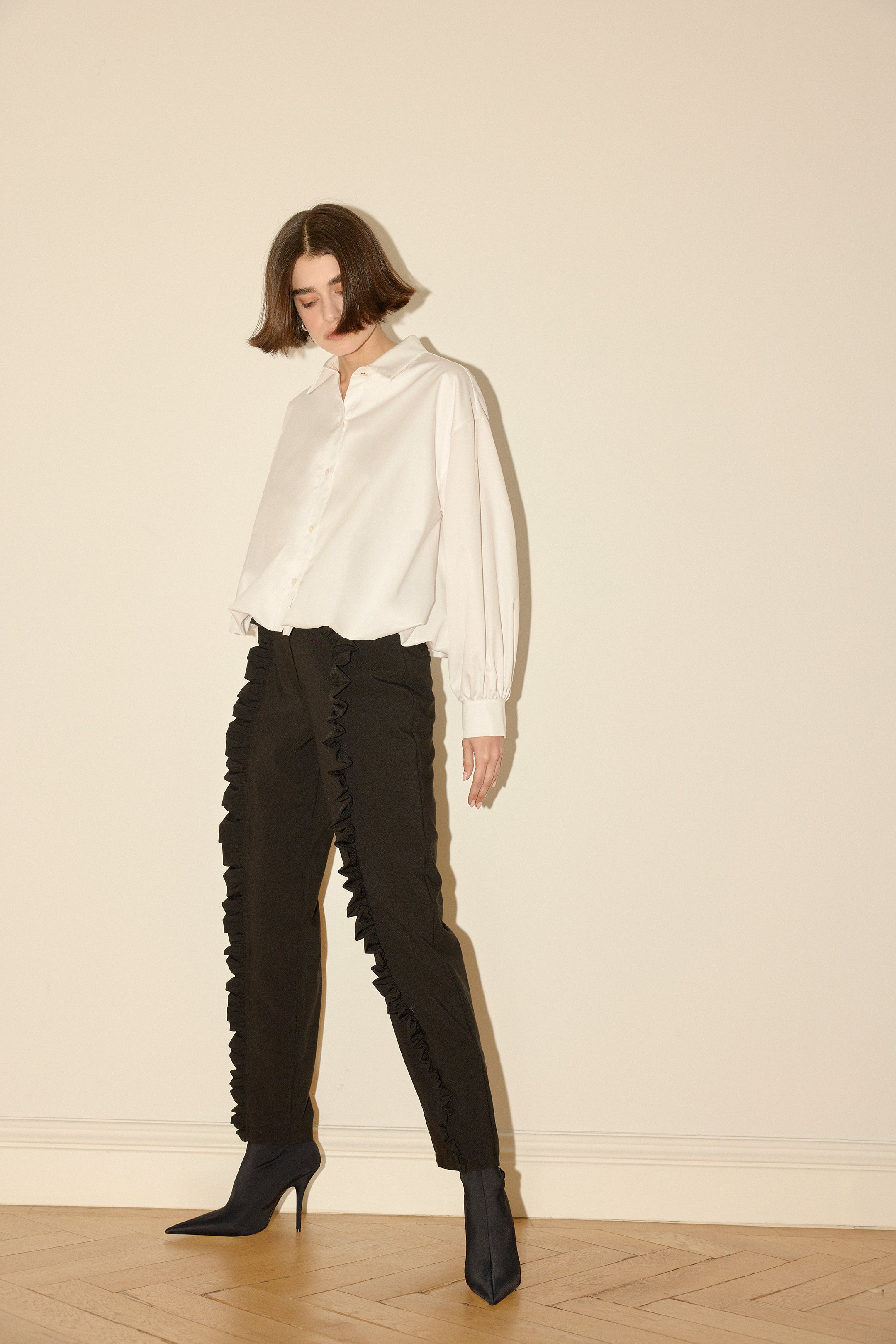 Zara | Pants & Jumpsuits | Nwt Zara Asymmetric Hem Pants | Poshmark