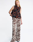 WIDE LEG PRINTED PARACHUTE PANTS